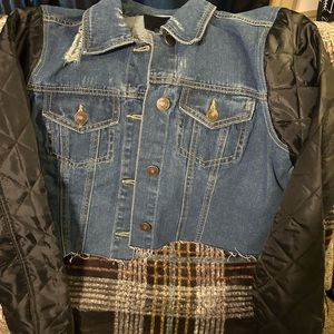 Cropped Jean Jacket - S